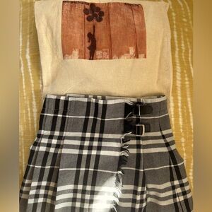 Little Girls Burberry Skirt size 6Y
